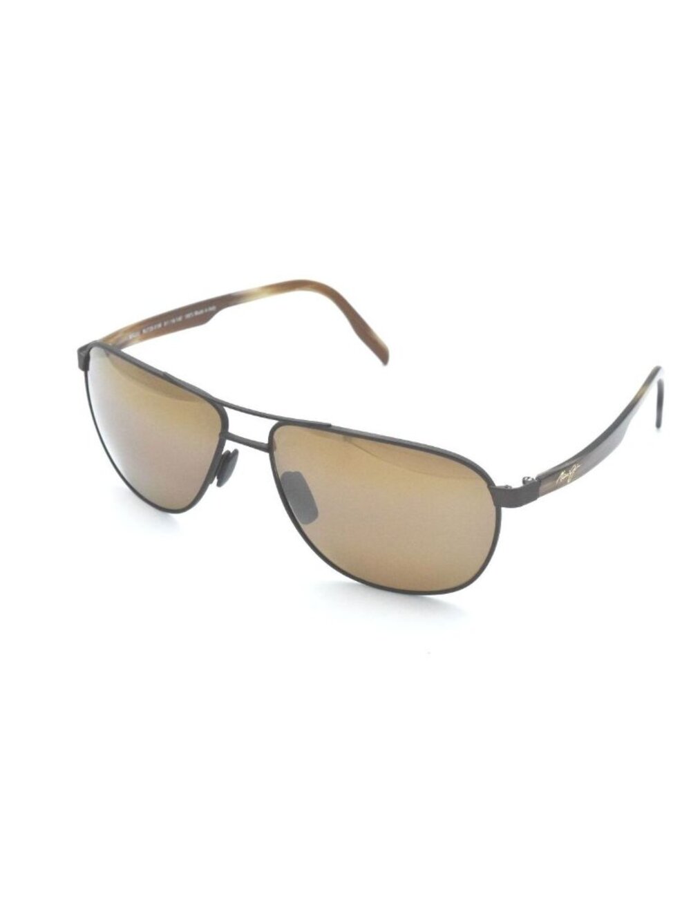 Maui Jim 728-01M Castles Matte Chocolate / HCL® Bronze Polarized Lenses